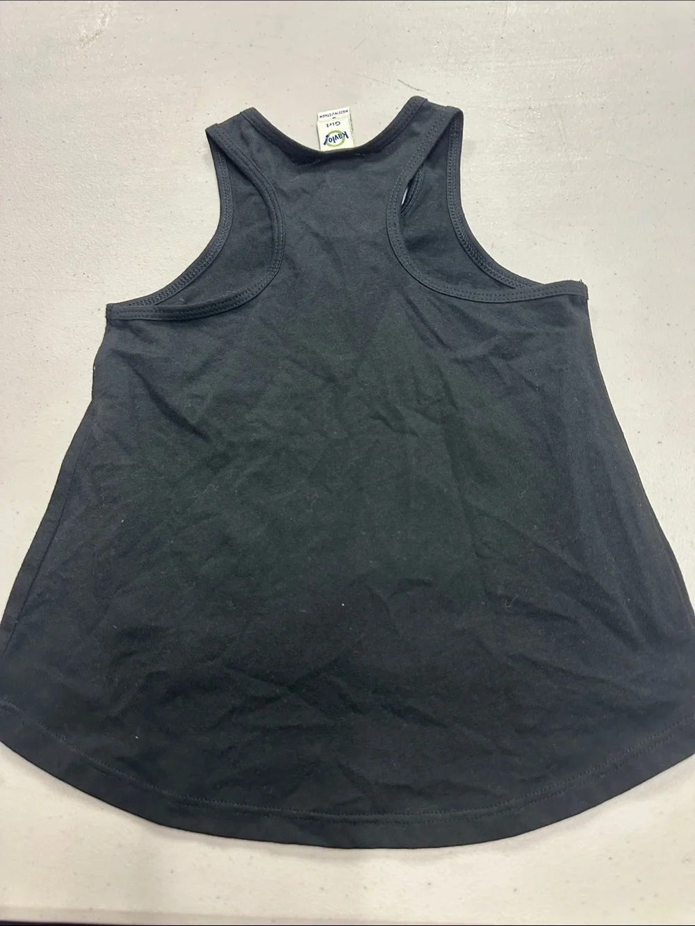 Justice black tank
